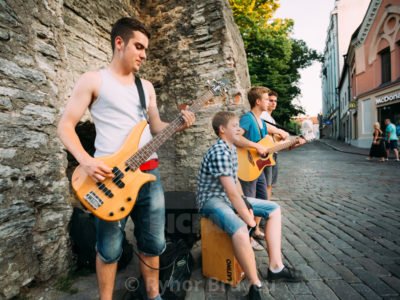 Straßenmusikanten aus Tallinn