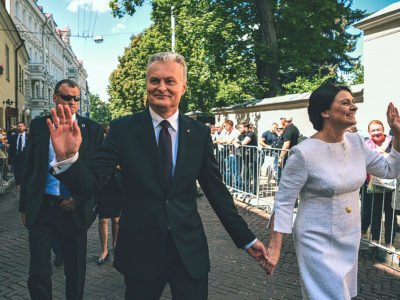 President Gitanas Nausėda and First Lady Diana Nausėdienė