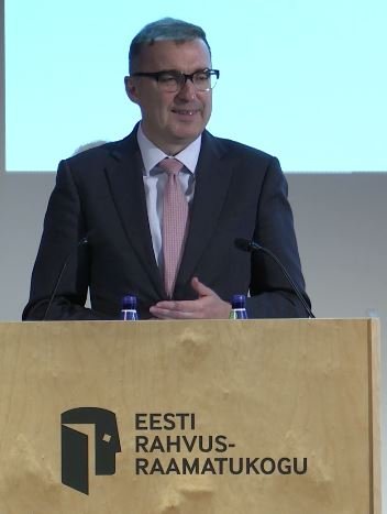 Andres Sutt, Estnischer Minister für Außenhandel und Informationstechnologie,